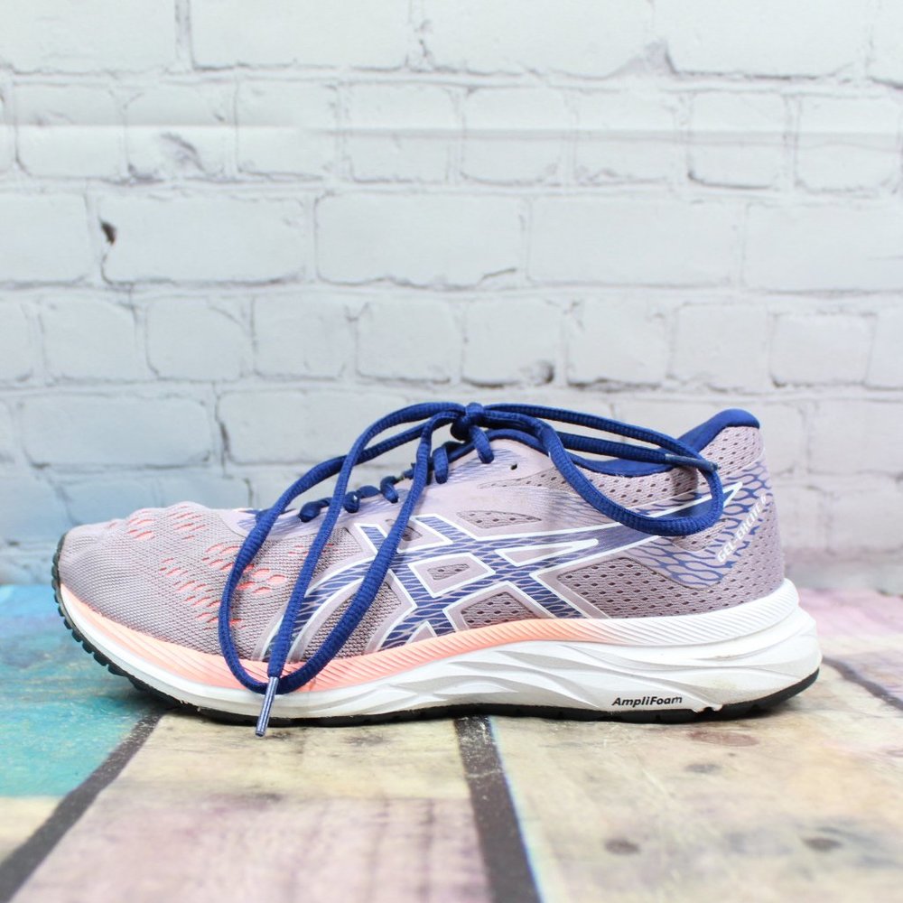 Asics Gel Excite 6 Purple Mesh Breathable Running Sneaker Shoes Size 7 - Picture 1 of 9